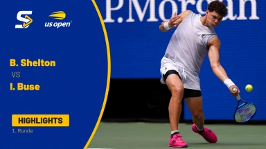 Ben Shelton (USA) [6] vs. Ignacio Buse (PER) - 1. Runde - Highlights