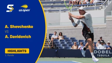 Alexander Shevchenko (KAZ) vs. Alejandro Davidovich Fokina (ESP) [18] - 1. Runde - Highlights