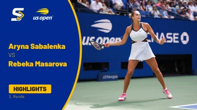 Aryna Sabalenka [1] vs. Rebeka Masarova (SUI) - 1. Runde - Highlights