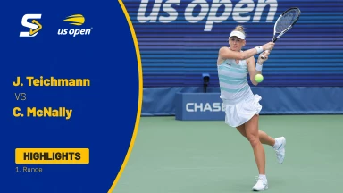 Jil Teichmann (SUI) vs. Caty McNally (USA) - 1. Runde - Highlights