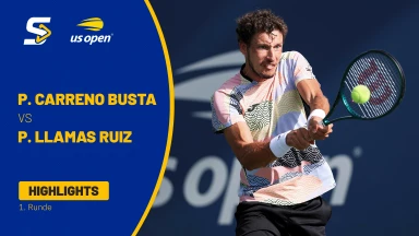Pablo Carreno Busta (ESP) vs. Pablo Llamas Ruiz (ESP) - 1. Runde - Highlights