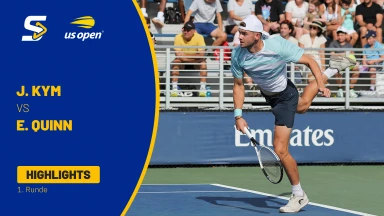 Jerome Kym (SUI) vs. Ethan Quinn (USA) - 1. Runde - Highlights