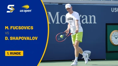 Marton Fucsovics (HUN) vs. Denis Shapovalov (CAN) [27] - 1. Runde - Stadium 17