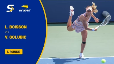 Lois Boisson (FRA) vs. Viktorija Golubic (SUI) - 1. Runde - Court 10