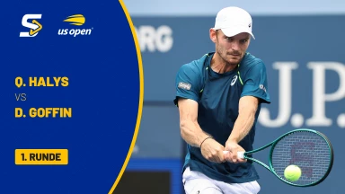 Quentin Halys (FRA) vs. David Goffin (BEL) - 1. Runde - Court 11