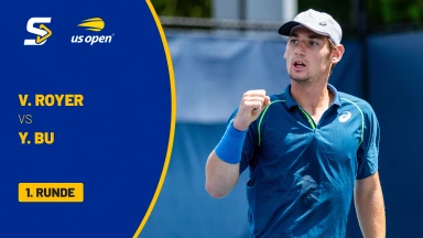 Valentin Royer (FRA) vs. Yunchaokete Bu (CHN) - 1. Runde - Court 13