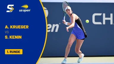 Ashlyn Krueger (USA) vs. Sofia Kenin (USA) [26] - 1. Runde - Grandstand