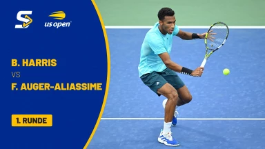 Billy Harris (GBR) vs. Felix Auger-Aliassime (CAN) [25] - 1. Runde - Stadium 17