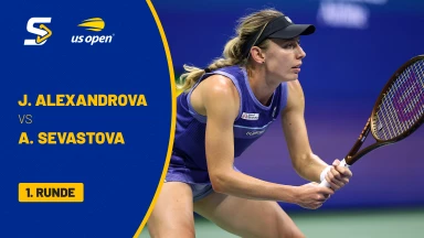 Ekaterina Alexandrova [13] vs. Anastasija Sevastova (LAT) - 1. Runde - Court 11