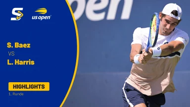 Sebastian Baez (ARG) vs. Lloyd Harris (RSA) - 1. Runde - Highlights