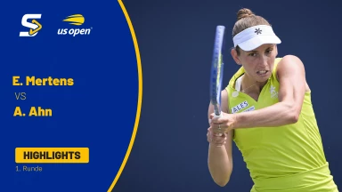 Elise Mertens (BEL) [19] vs. Alyssa Ahn (USA) - 1. Runde - Highlights