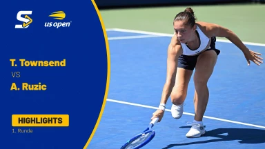Taylor Townsend (USA) vs. Antonia Ruzic (CRO) - 1. Runde - Highlights