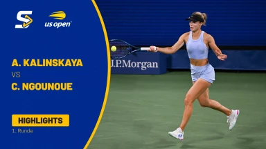 Anna Kalinskaya [29] vs. Clervie Ngounoue (USA) - 1. Runde - Highlights