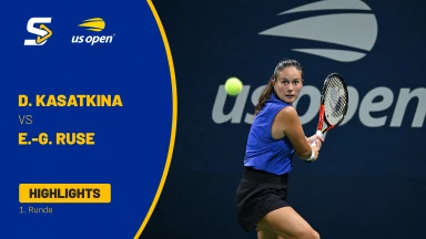 Daria Kasatkina (AUS) [15] vs. Elena-Gabriela Ruse (ROU) - 1. Runde - Highlights