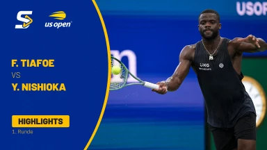 Frances Tiafoe (USA [17] vs. Yoshihito Nishioka (JPN) - 1. Runde - Highlights