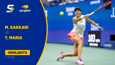 Maria Sakkari (GRE) vs. Tatjana Maria (GER) - 1. Runde - Highlights