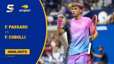 Francesco Passaro (ITA) vs. Flavio Cobolli (ITA) [24] - 1. Runde - Highlights