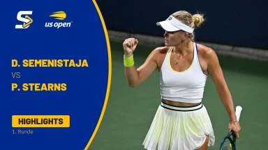 Darja Semenistaja (LAT) vs. Peyton Stearns (USA) - 1. Runde - Highlights