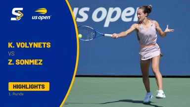 Katie Volynets (USA) vs. Zeynep Sonmez (TUR) - 1. Runde - Highlights