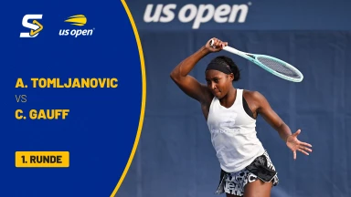 Ajla Tomljanovic (AUS) vs. Coco Gauff (USA) [3] - 1. Runde - kommentiert von Dennis Heinemann - Arthur Ashe Stadium