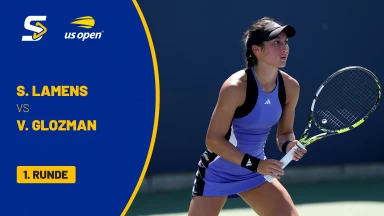 Suzan Lamens (NED) vs. Valerie Glozman (USA) - 1. Runde - Court 11