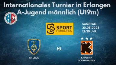 mA/U19 internationales Turnier Spiel 3 RK Celje vs. Kadetten Schaffhausen