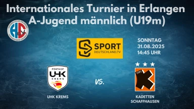 mA/U19 internationales Turnier Spiel 9 UHK Krems vs. Kadetten Schaffhausen