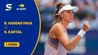 Beatriz Haddad Maia (BRA) [18] vs. Sonay Kartal (GBR) - 1. Runde - Court 12
