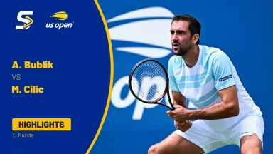 Alexander Bublik (KAZ) [23] vs. Marin Cilic (CRO) - 1. Runde - Highlights