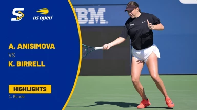 Amanda Anisimova (USA) [8] vs. Kimberly Birrell (AUS) - 1. Runde - Highlights