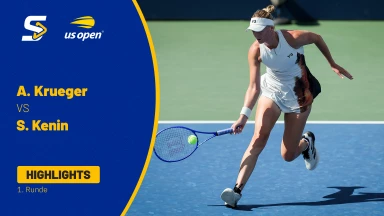 Ashlyn Krueger (USA) vs. Sofia Kenin (USA) [26] - 1. Runde - Highlights