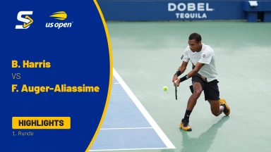 Billy Harris (GBR) vs. Felix Auger-Aliassime (CAN) [25] - 1. Runde - Highlights