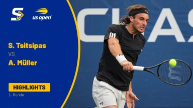Stefanos Tsitsipas (GRE) [26] vs. Alexandre Muller (FRA) - 1. Runde - Highlights