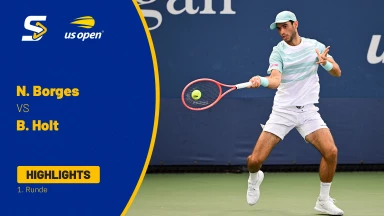 Nuno Borges (POR) vs. Brandon Holt (USA) - 1. Runde - Highlights