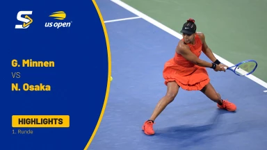Greet Minnen (BEL) vs. Naomi Osaka (JPN) [23] - 1. Runde - Highlights