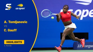 Ajla Tomljanovic (AUS) vs. Coco Gauff (USA) [3] - 1. Runde - Highlights