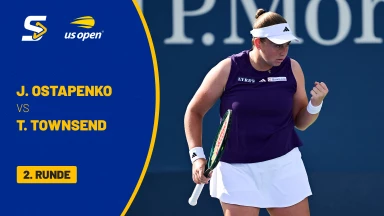 Jelena Ostapenko (LAT) [25] vs. Taylor Townsend (USA) - 2. Runde - Court 11