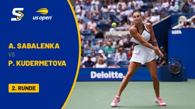 Aryna Sabalenka [1] vs. Polina Kudermetova - 2. Runde - kommentiert von Dennis Heinemann - Arthur Ashe Stadium