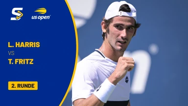 Lloyd Harris (RSA) vs. Taylor Fritz (USA) [4] - 2. Runde - kommentiert von Nicky Geuer - Louis Armstrong Stadium