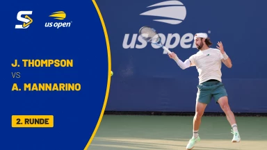 Jordan Thompson (AUS) vs. Adrian Mannarino (FRA) - 2. Runde - Court 11