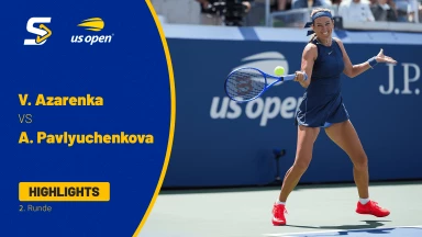 Victoria Azarenka vs. Anastasia Pavlyuchenkova - 2. Runde - Highlights