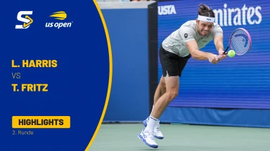 Lloyd Harris (RSA) vs. Taylor Fritz (USA) - 2. Runde - Highlights
