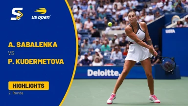 Aryna Sabalenka [1] vs. Polina Kudermetova - 2. Runde - Highlights