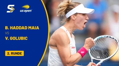 Beatriz Haddad Maia (BRA) [18] vs. Viktorija Golubic (SUI) - 2. Runde - Stadium 17