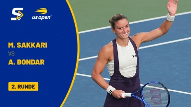 Maria Sakkari (GRE) vs. Anna Bondar (HUN) - 2. Runde - Court 7