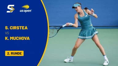 Sorana Cirstea (ROU) vs. Karolina Muchova (CZE) [11] - 2. Runde - kommentiert von Andreas Thies - Grandstand
