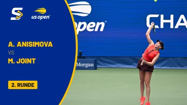 Amanda Anisimova (USA) [8] vs. Maya Joint (AUS) - 2. Runde - kommentiert von Dennis Heinemann - Louis Armstrong Stadium