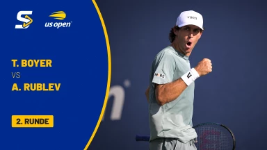 Tristan Boyer (USA) vs. Andrey Rublev [15] - 2. Runde - Grandstand