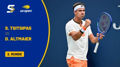 Stefanos Tsitsipas (GRE) [26] vs. Daniel Altmaier (GER) - 2. Runde - kommentiert von Andreas Thies - Grandstand