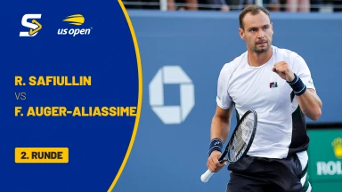 Roman Safiullin vs. Felix Auger-Aliassime (CAN) [25] - 2. Runde - Court 5